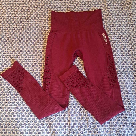 Gymshark Red Leggings - Picture 2 of 5